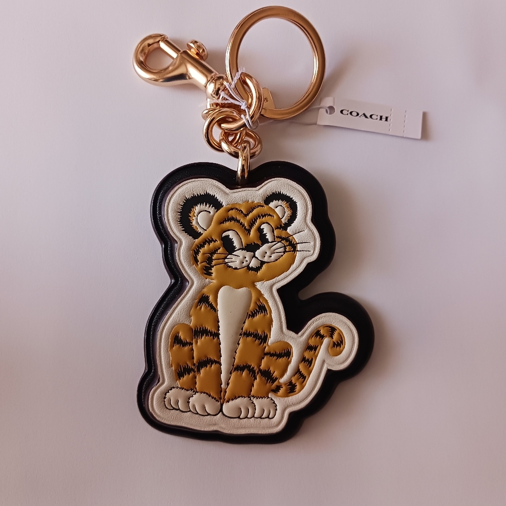 Coach Lunar New Year Tiger Charm Key Chain